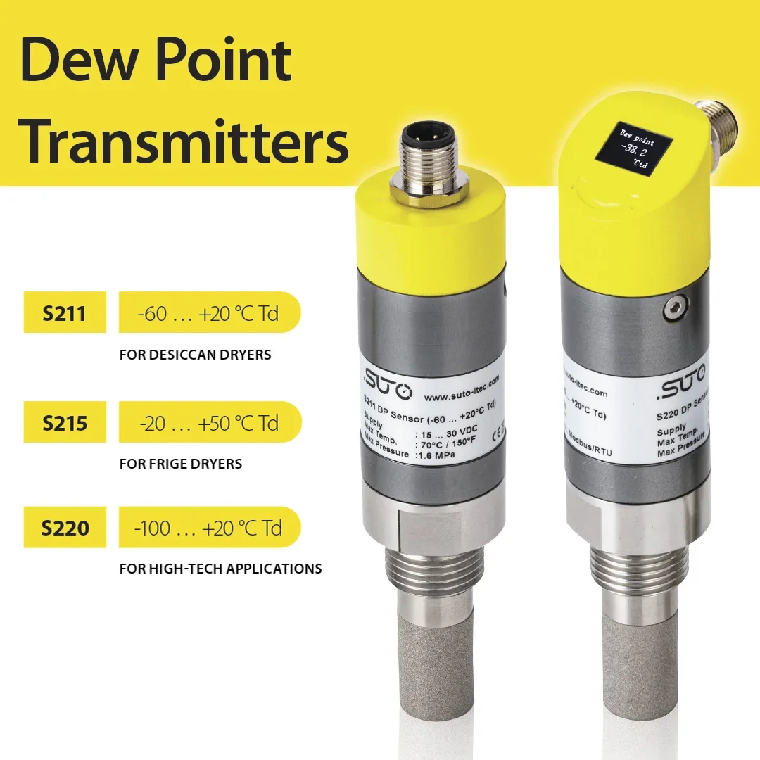 2025 Premium Products SUTO S211 Dew Point Transmitters -60 to +20 C Td Compact Design Pressure Sensor Polymer Piezo Resistive Ty