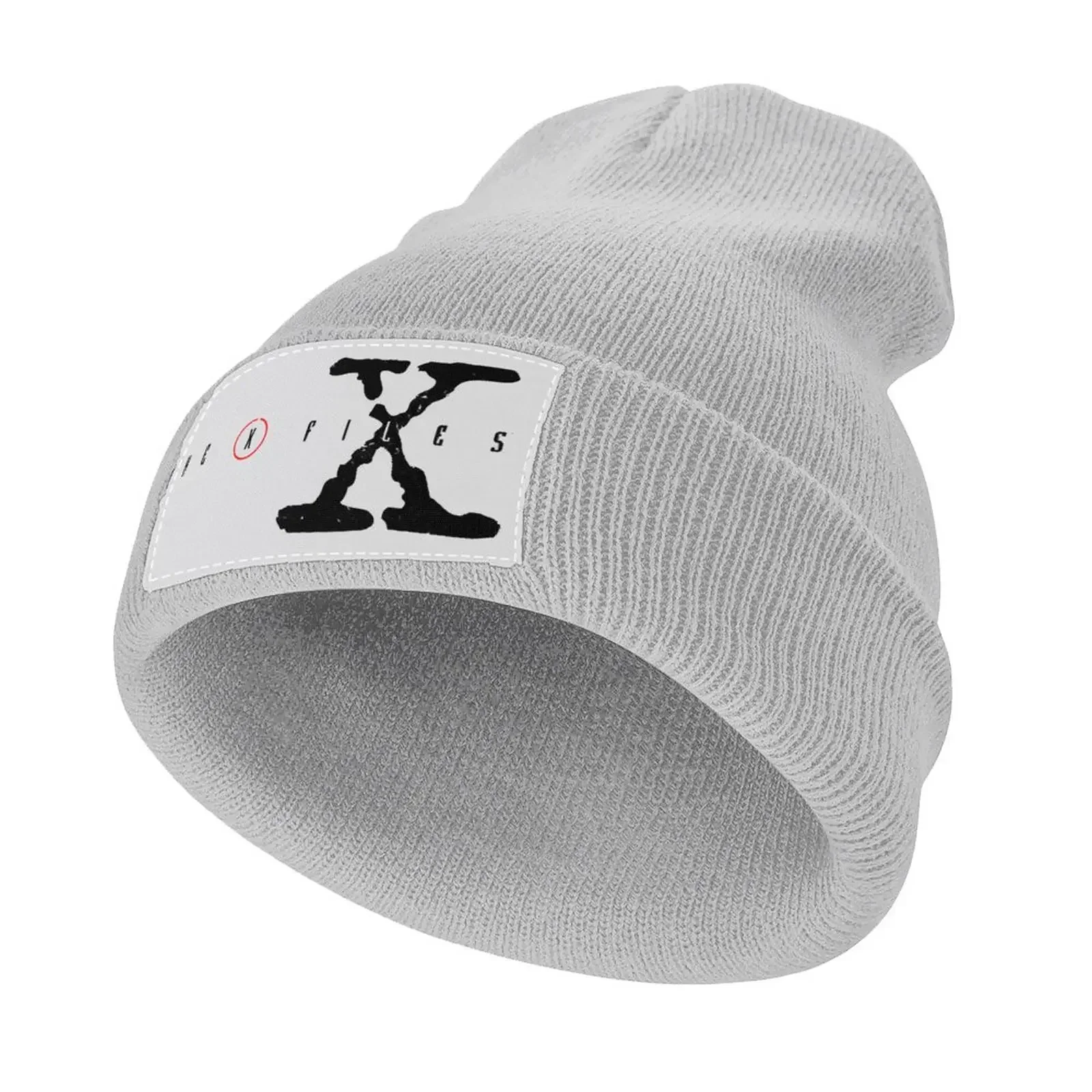 The X FilesAged Worn Logo1990_s TelevisionMulder and Scully Knitted Hat Hat Beach Hip Hop New In Hat Mens Tennis Women's