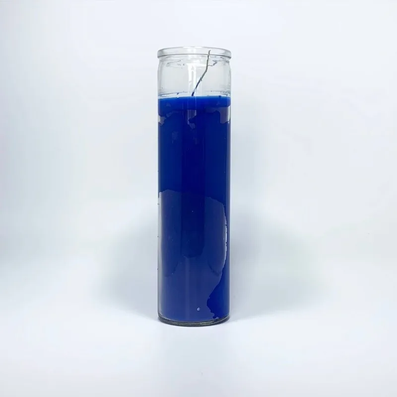 Jar Candle Blue 11.3oz - Continental Candle