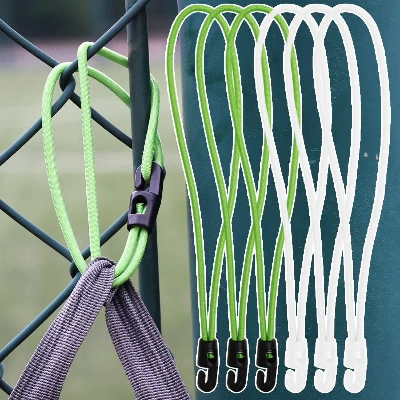 4/1pc Bungee Cord High Elasticity Expander with Hooks Rubber Tensioner for Camping Tarpaulin Variety of UseSuper Stretch Elastic