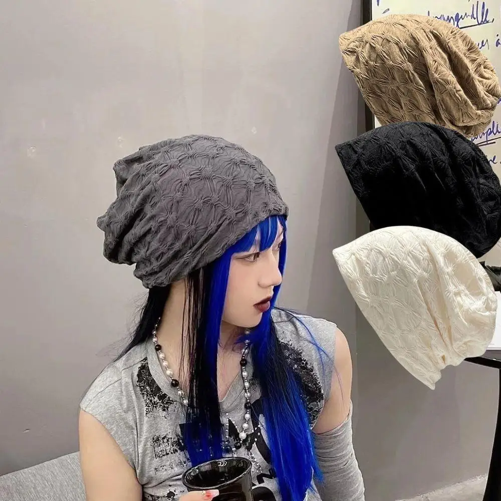 

Women Beanies Caps Slouchy Summer Spring Casual Beanies Hat Pullover Solid Pop Casual Chemo Cap Outdoor Cycling Cap Soft Hat