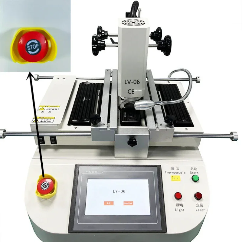 New Welding Rework Station Repair Machine for SMD Central Processor IC Chip Rework on Printed Circuit Board with Core Motor