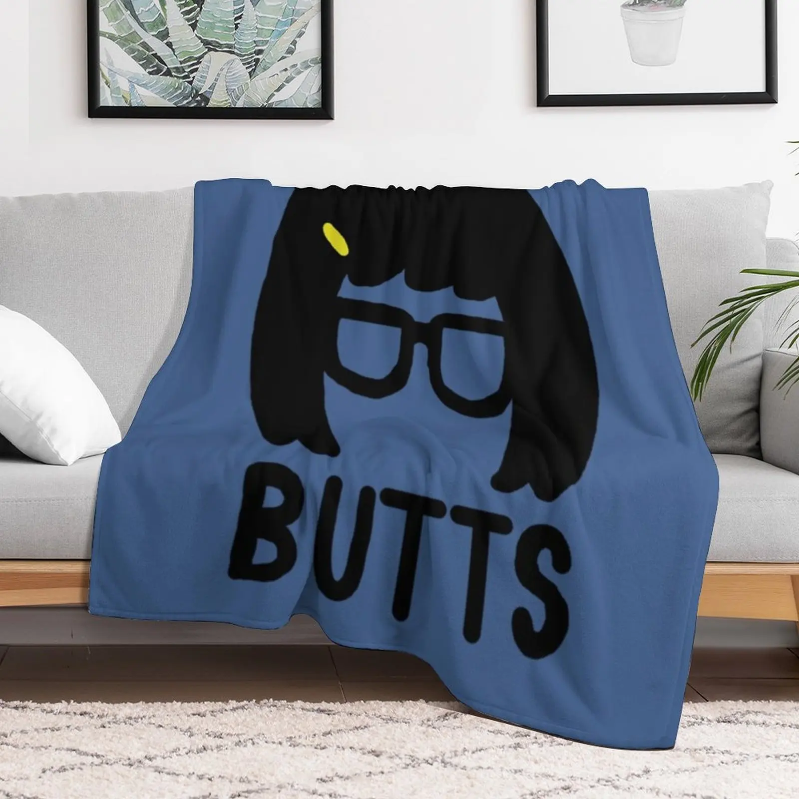 

Tina Butts Throw Blanket Shaggy anime Camping Blankets