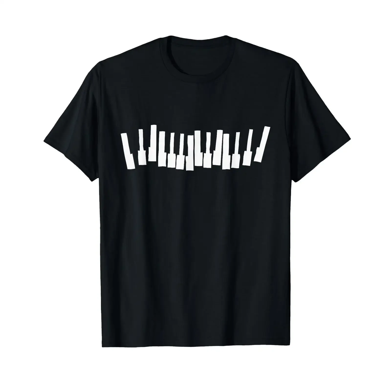 Piano Keyboard Keys Musician Pianists T Shirt vintage Washed Soft graphic homme fashion Stylish Stretched Casual Unisex