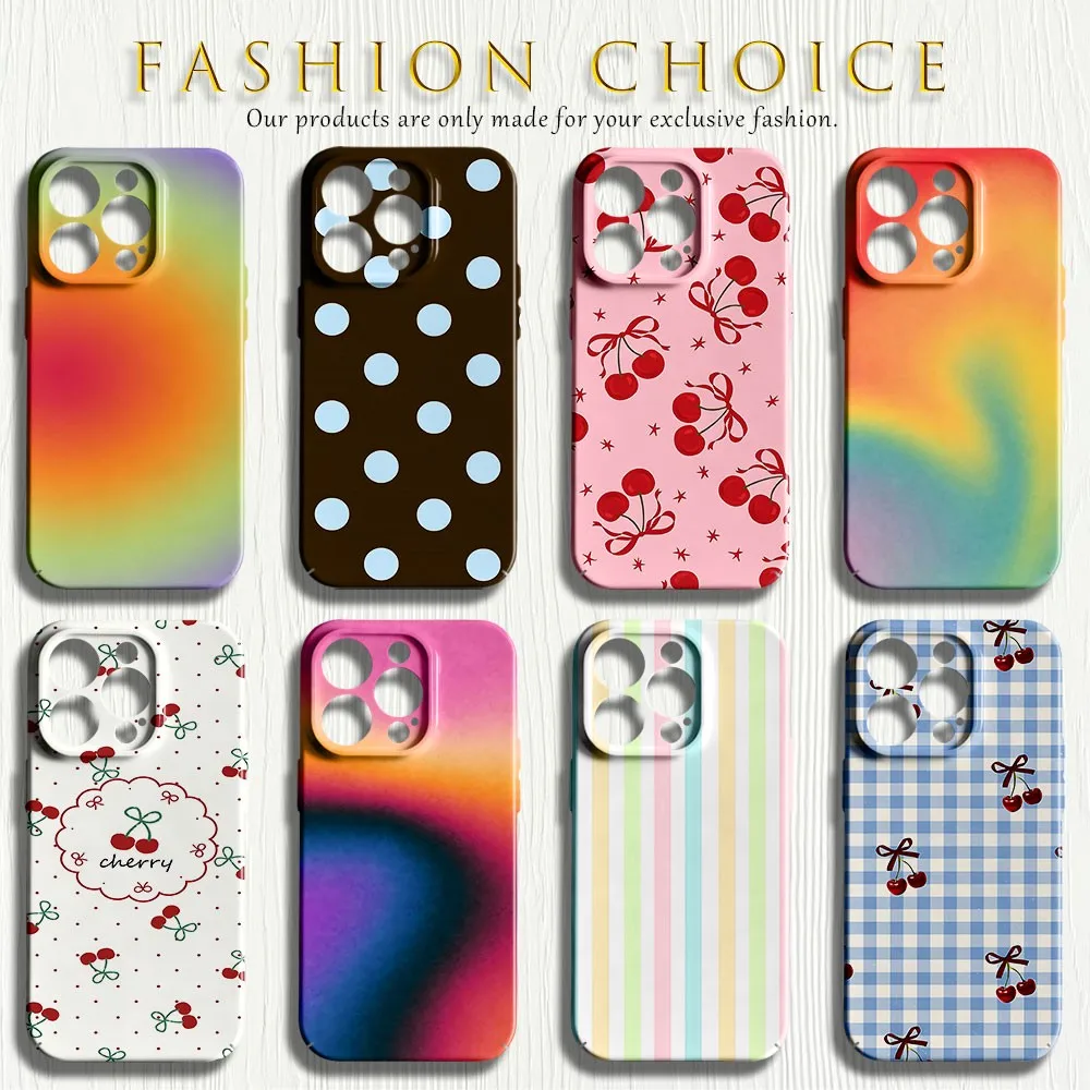 Brown Polka Phone Case for Samsung Galaxy S20 S21 S22 S23 S24 S25 S26 FE Plus Note20 Ultra 4G 5G Glossy Film Hard PC Cover