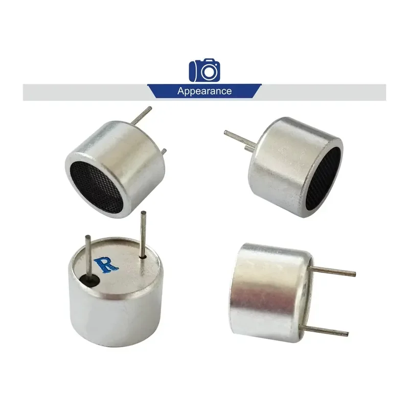 Promotional D40A12 12mm 40kHz Open Type Ultrasonic Sensor for Distance Detection