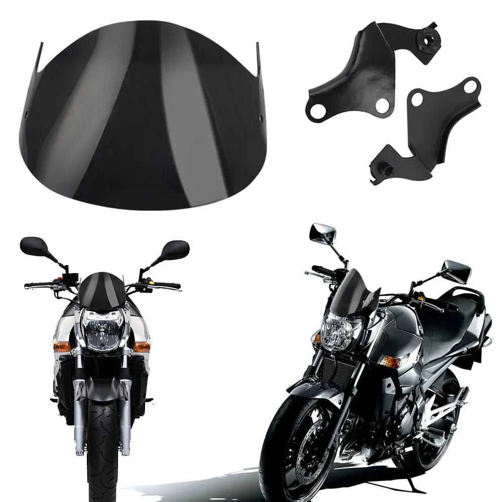 For Suzuki BK400 BK600 GSR400 GSR600 GSR BK 400 600 2006-2012 Motorcycle Windscreen Windshield Wind Deflectors Visor Bracket