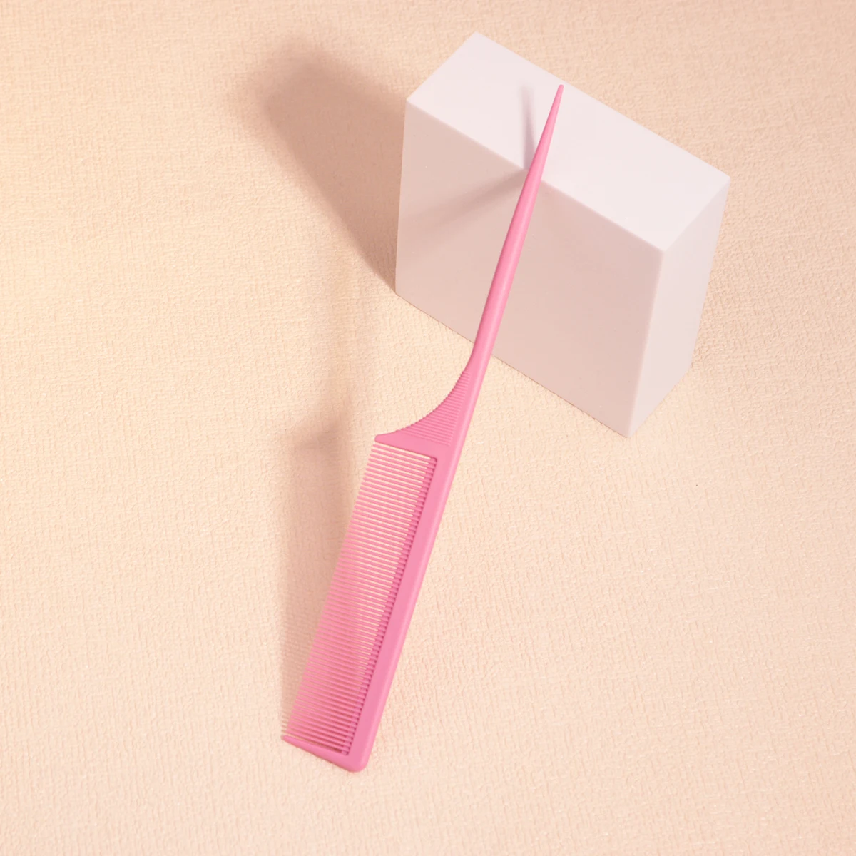 Comb Fine Tooth - 1pcs plastic thickened heat-resistant pointed tail