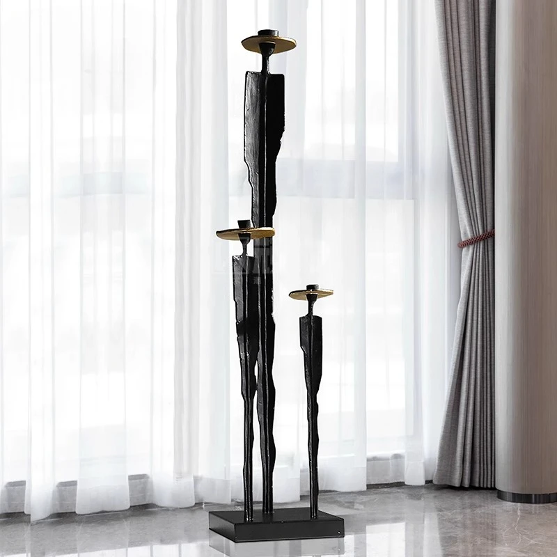 

Modern Light Luxury Exhibition Hall Home Furnishing Room Creative Soft Decoration Accessories Character Sculpture Ornaments