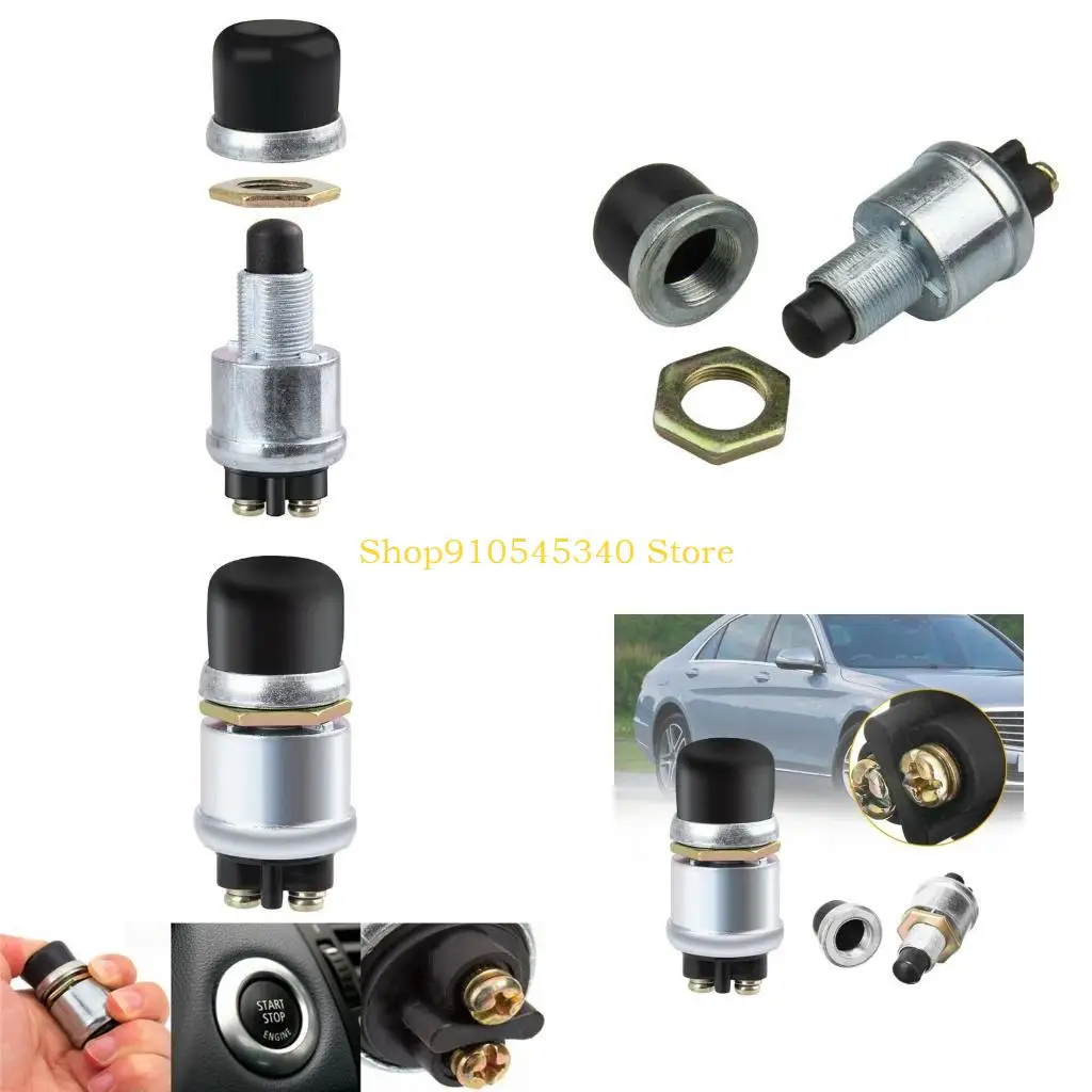 

U2JA 12V/24V Car Engine Start Push Button Keyless Convenient Professional Ignition Starter On Off Switch for Auto Accessories