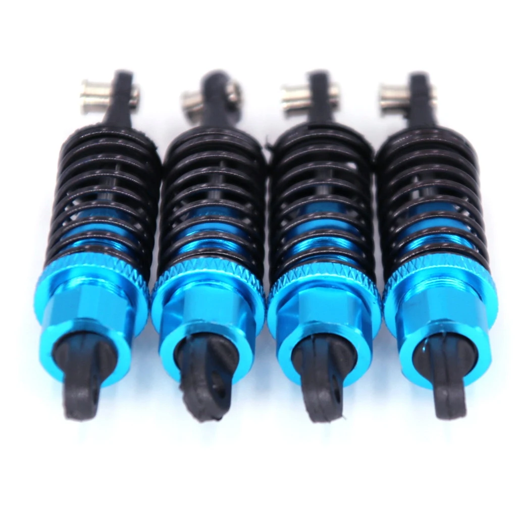 B47C 4 قطعة ممتص الصدمات الألومنيوم تجميعها استبدال A949-55 ل 1/18 Wltoys A959 RC سيارة A969 A979 K929 ترقية أجزاء الأزرق #1