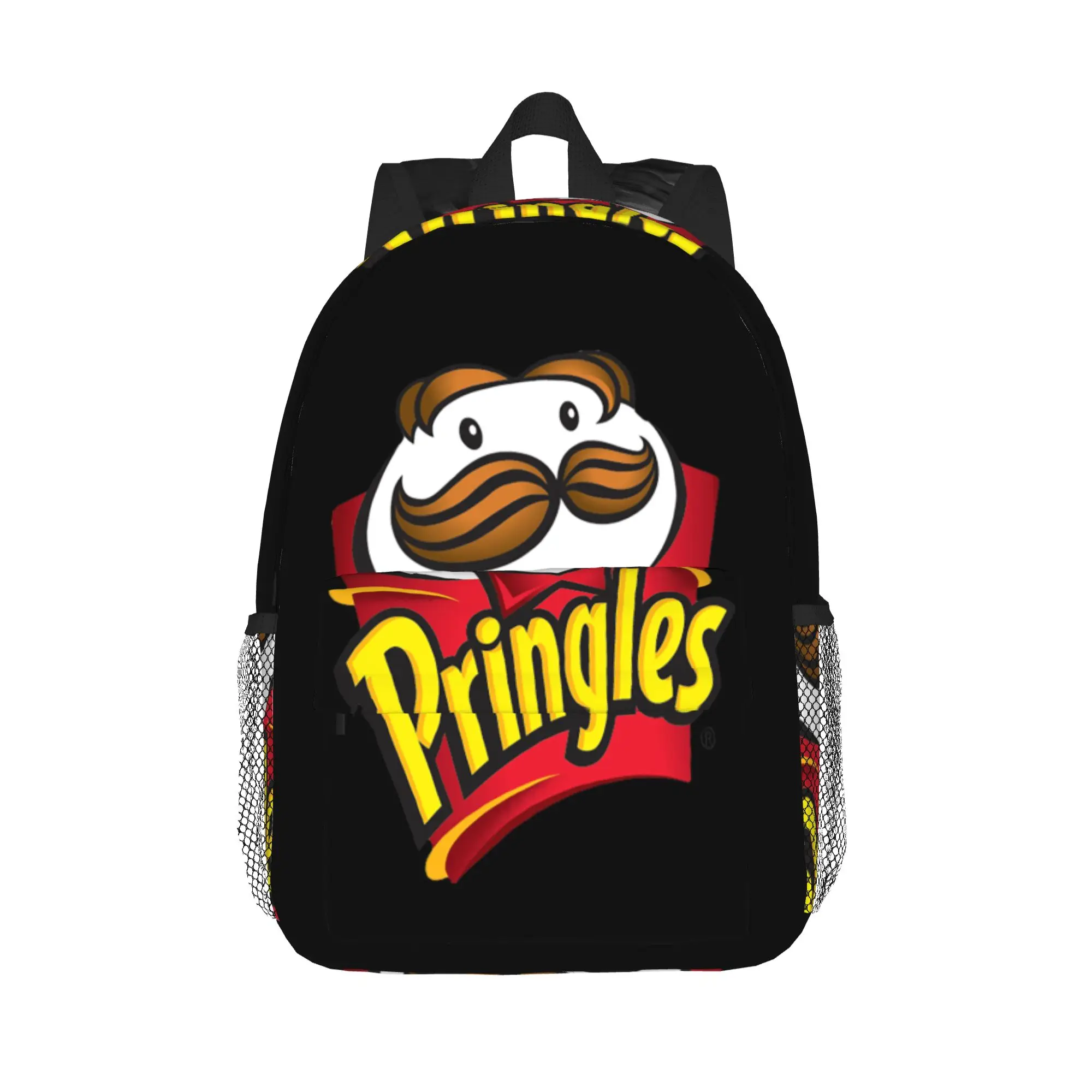 Potato Crisps Chips Pringles Print Backpack Hot Sale Daypack Boys Girls BookBag Shoulder Bags for Men Women School Bag