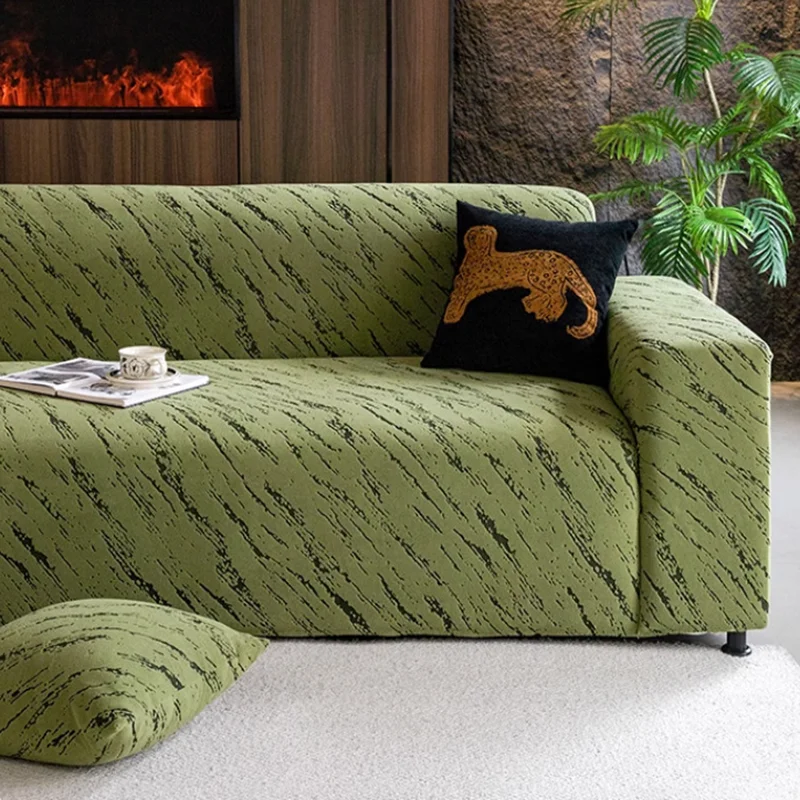 High Elasticity Sofa Cover Adjustable Pet Friendly Anti Cat Scratch Couch Covers Dustproof Furniture Protector Slipcover