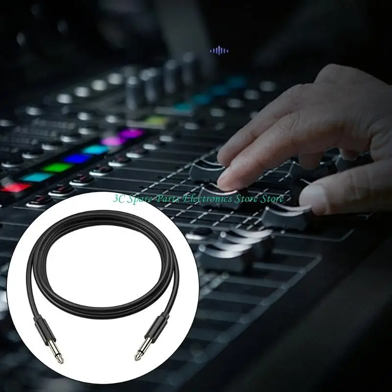 SZ Professional 6.35 mm macho a 3pin Cable equilibrado para altavoces micrófono