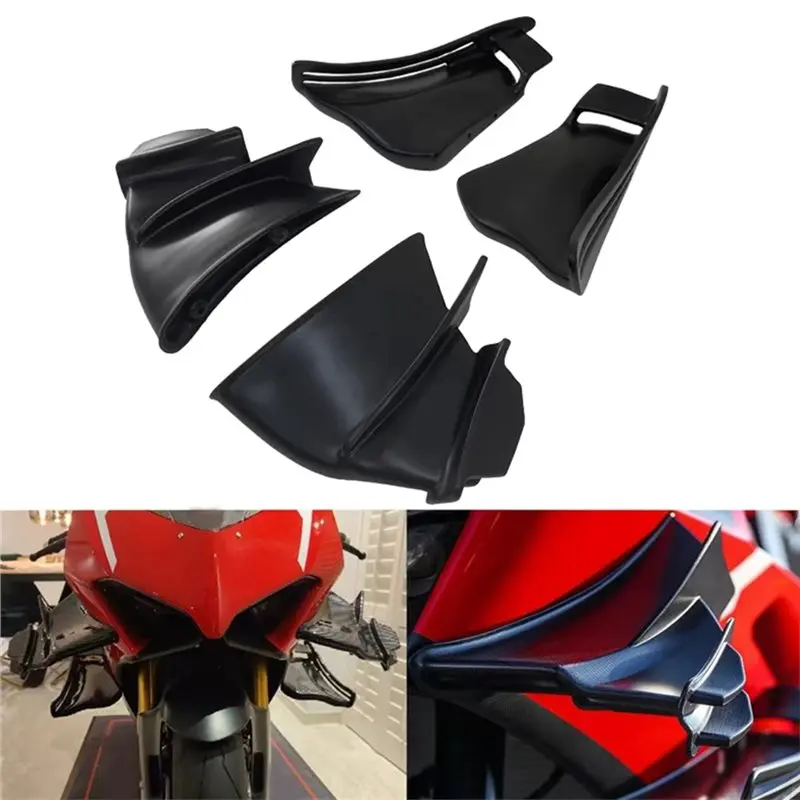 A03Z-Aerodynamic Wing Kit For DUCATI Panigale V4 V4R V4S 2018-2022 Motorcycle Laterals Naked Side Spoiler Winglet Spoiler