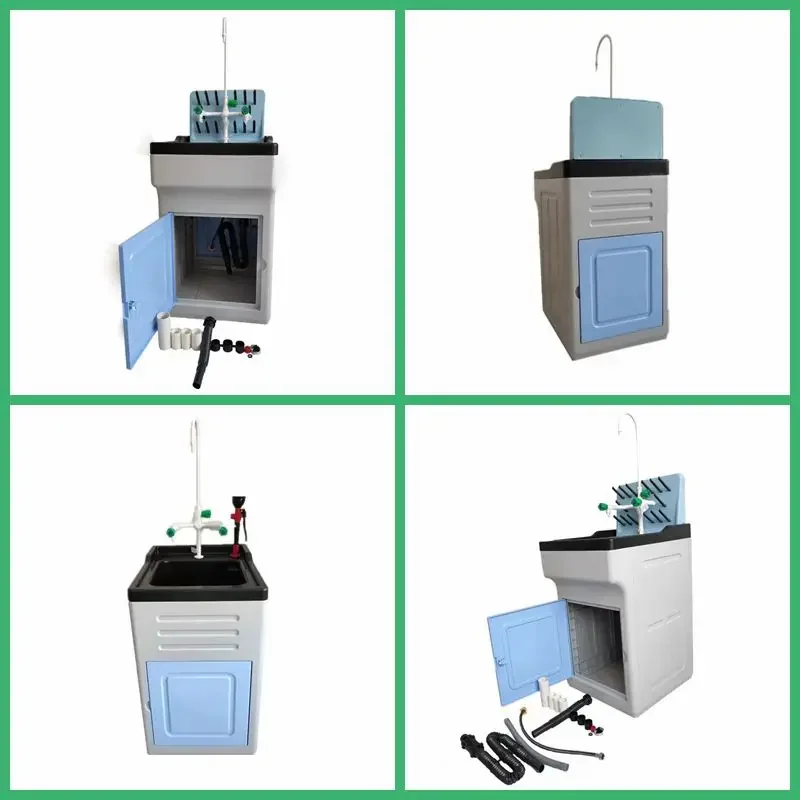 TAO All-steel wood physical and chemical board PP ABS biochemical test laboratory sink cabinet