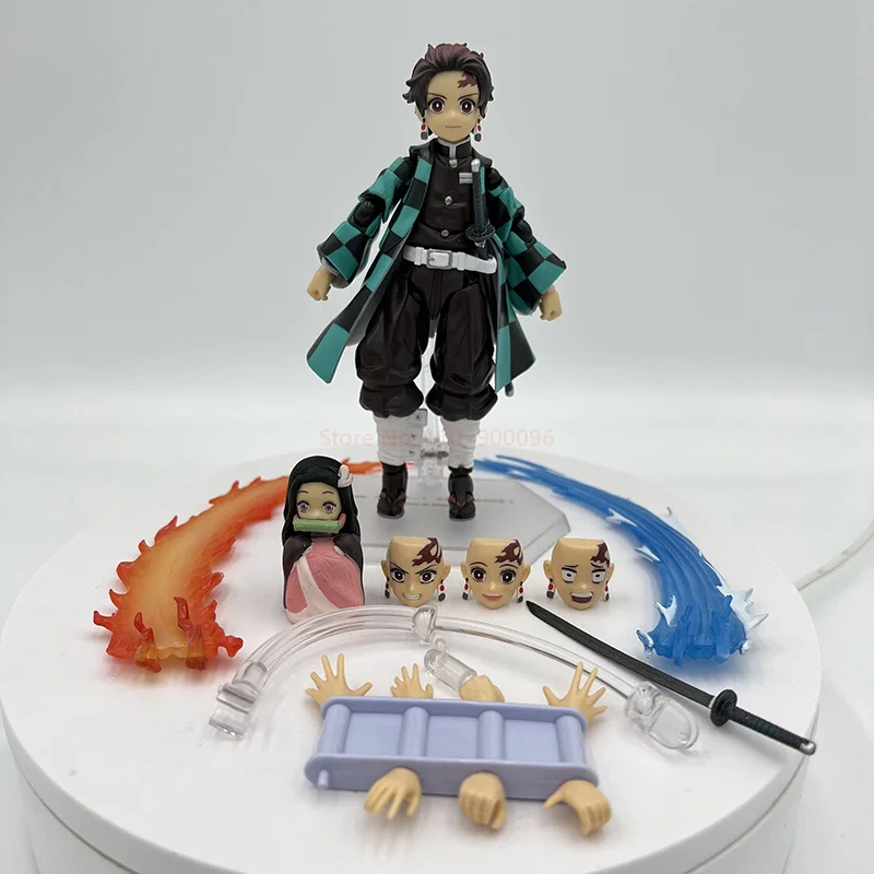 13cm Figma Anime Figure #508-dx Kimetsu No Yaiba Nezuko Kamado Action Figure Adult Collection Model Doll Toys