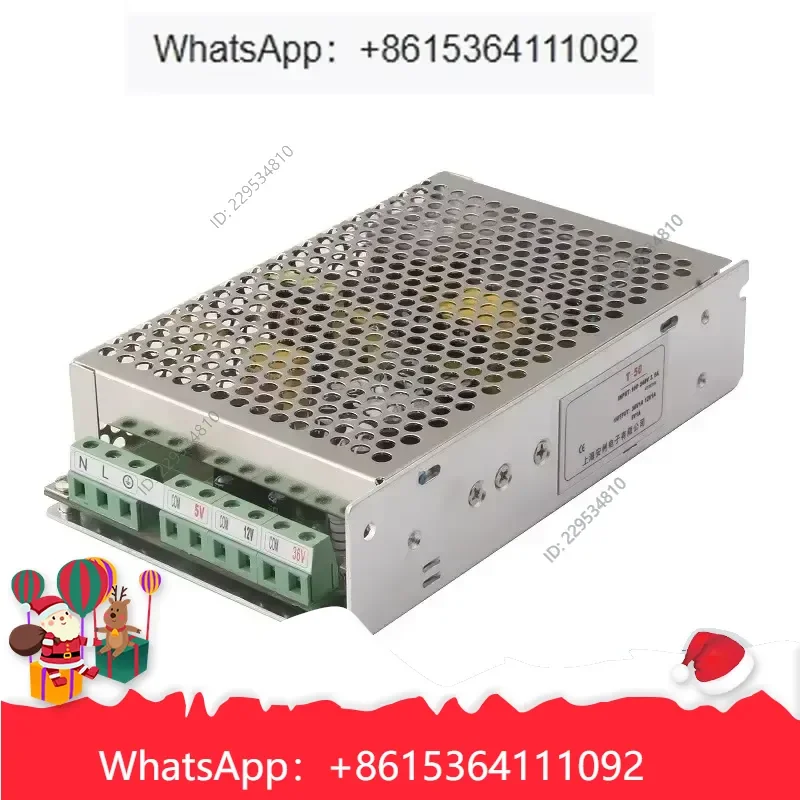 Widely Applied， for T-50 Three Sets Isolated Output Switch Power Supply 5V1A 12V1A 36V1A Multi-channel Cost effective，1pc