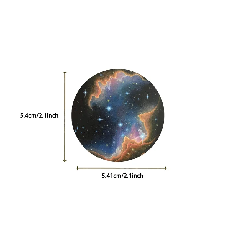50PCS Kawaii Blue Space PET Sticker Aesthetic Hand Accounting Transparent DIY Decoration Scrapbooking Supplies