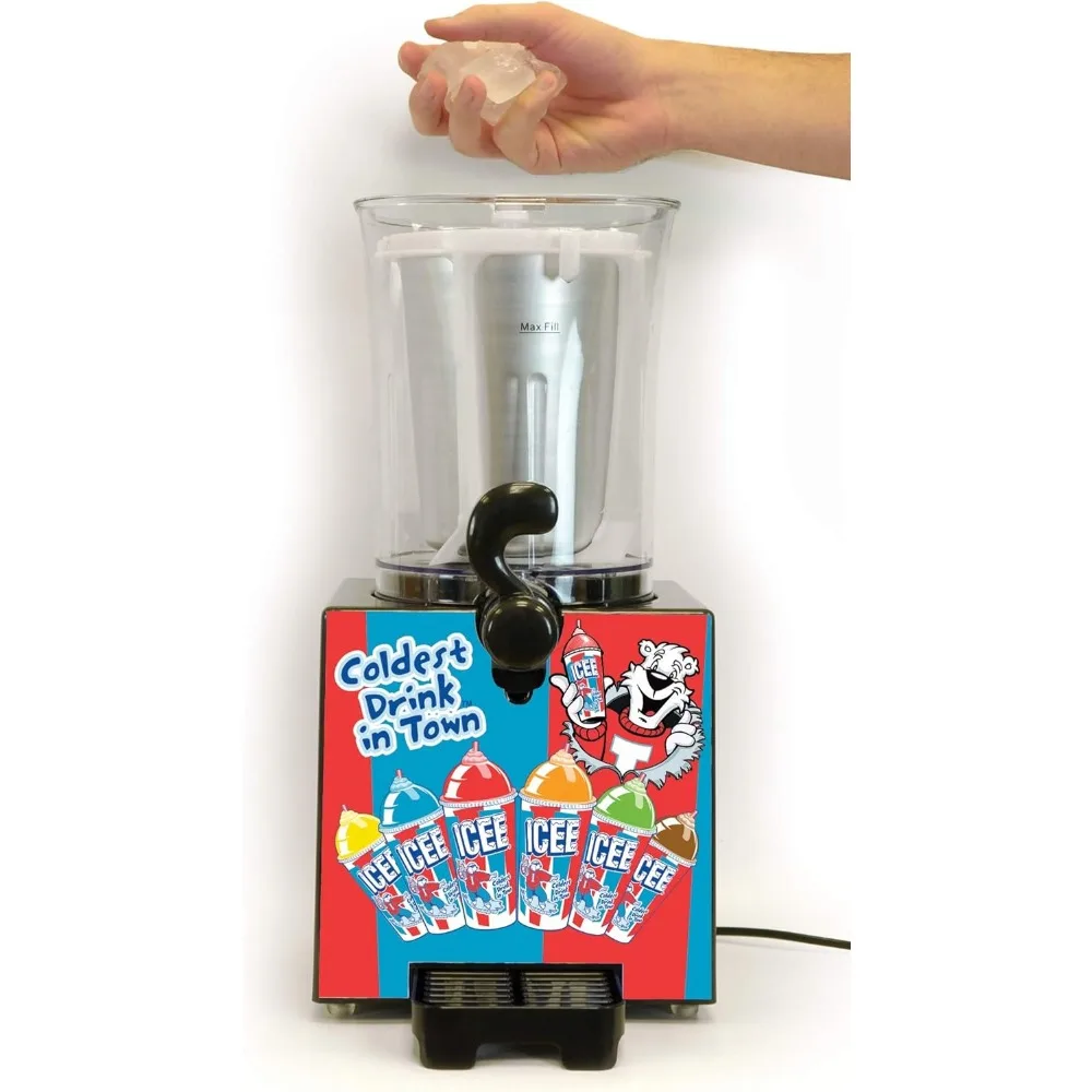 Echte Icee-Slushie-Maker Van Het Merk Counter-Topformaat-Draait Je Voorgekoelde Ingrediënten Met Je Ijs In Ijszakjes!