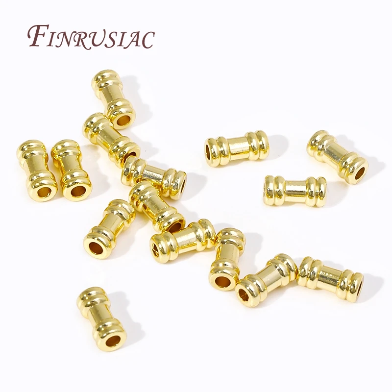 Separators For Beads 18K Gold Plated Metal Beads Spacer Bead DIY Accessories,Jewelry Making Supplies,Necklace Findings image 3
