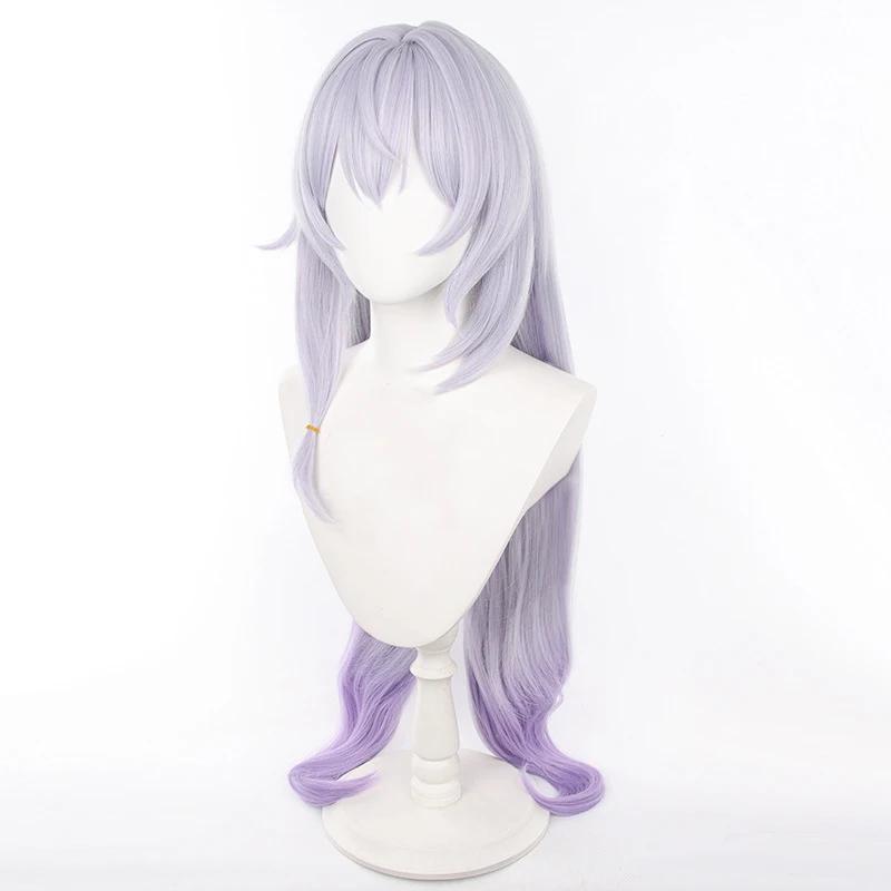 L-email wig Synthetic Hair Game Honkai Star Rail Black Swan Cosplay Wig 95cm Long Gradient Purple Cosplay Wig Heat Resistant Wig