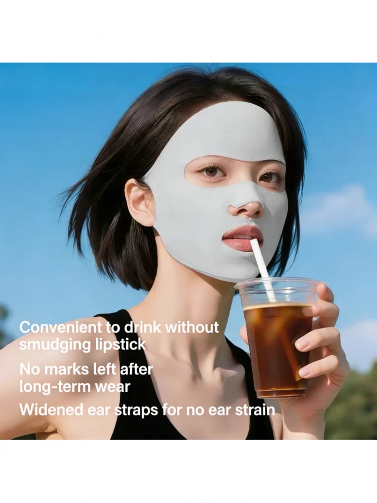AliExpress NONE Full Face UPF50+ Summer sunscreen Mask Unisex  Ice Silk UV Protection Breathable Cycling Ice Silk mask