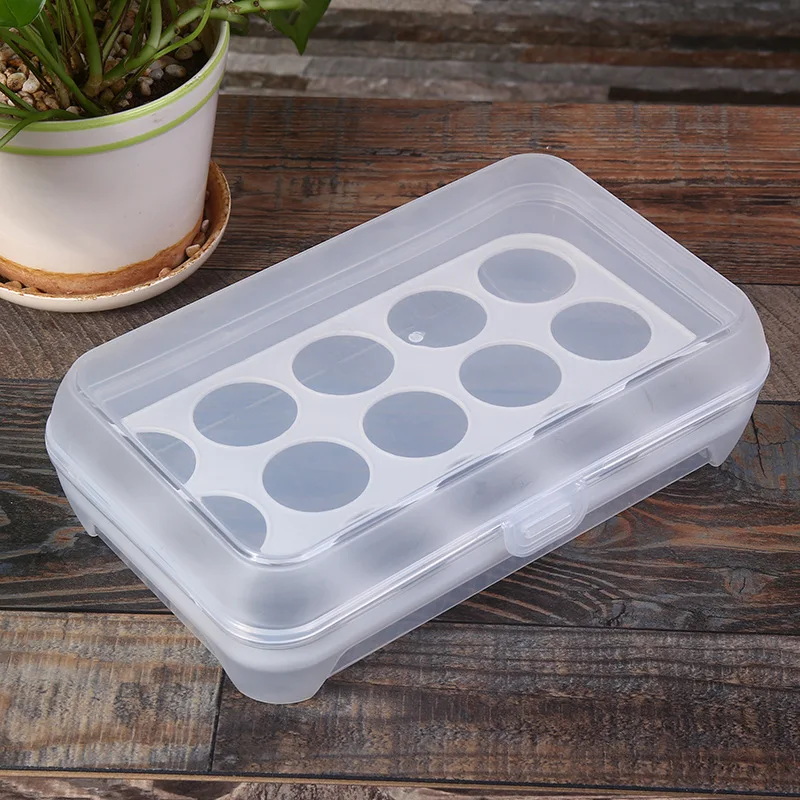 1/2PCS Refrigerator Egg Preservation Box Portable Egg Box Bracket Out Picnic Egg Protection Box Storage Box Kitchen Supplies