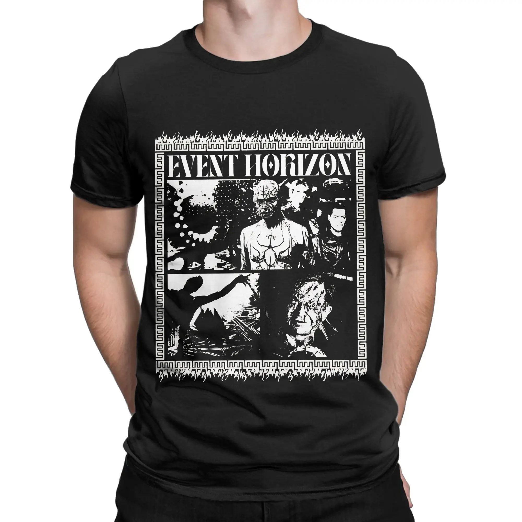Event Horizon white Novelty 100% Cotton T-Shirt Event Horizon Tees Tops For Men