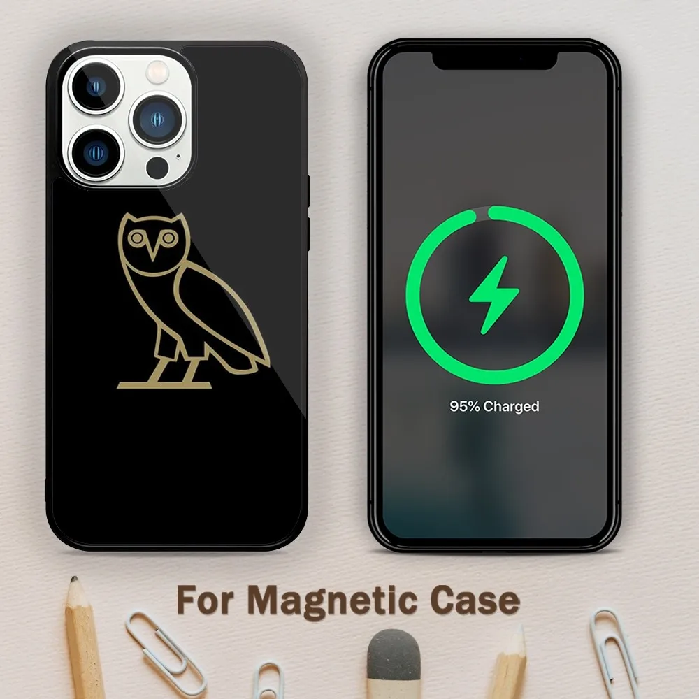 O-OVO-Cool-D-Drake Phone Case For Magnetic Attraction iPhone 11 12 13 14 15 Mini Pro XS Max X S Plus XR Shell