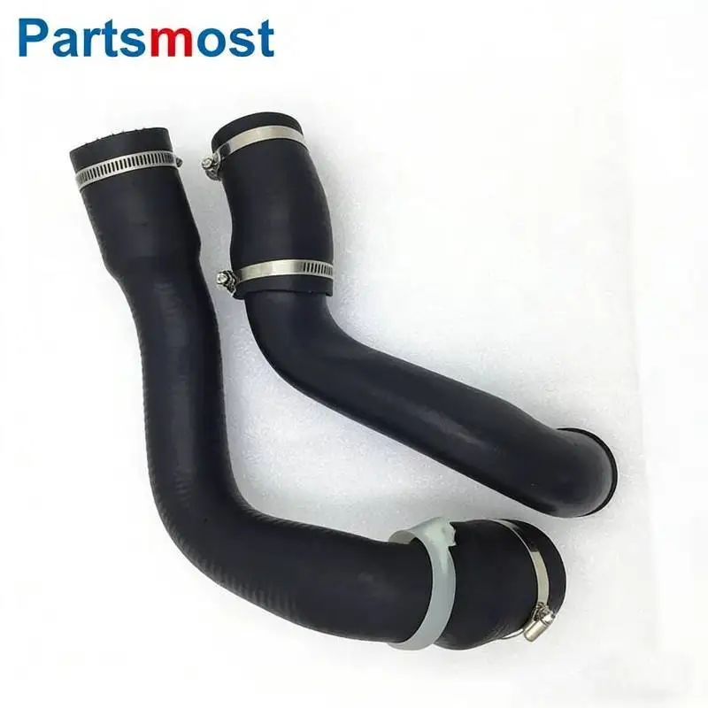 

INTERCOOLER INLET MANIFOLD PIPE FOR LAND ROVER LR2 FREELANDER 2.2 INTERCOOLER TO MANIFOLD HOSE WITH CLAMPS NEW LR066429 LR002589