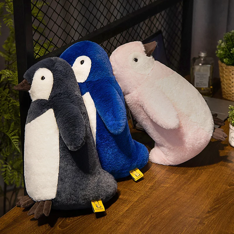 子供のペンギンぬいぐるみ,柔らかくてかわいい動物のぬいぐるみ,枕,誕生日プレゼント,25 cm, 35 cm, 50cm