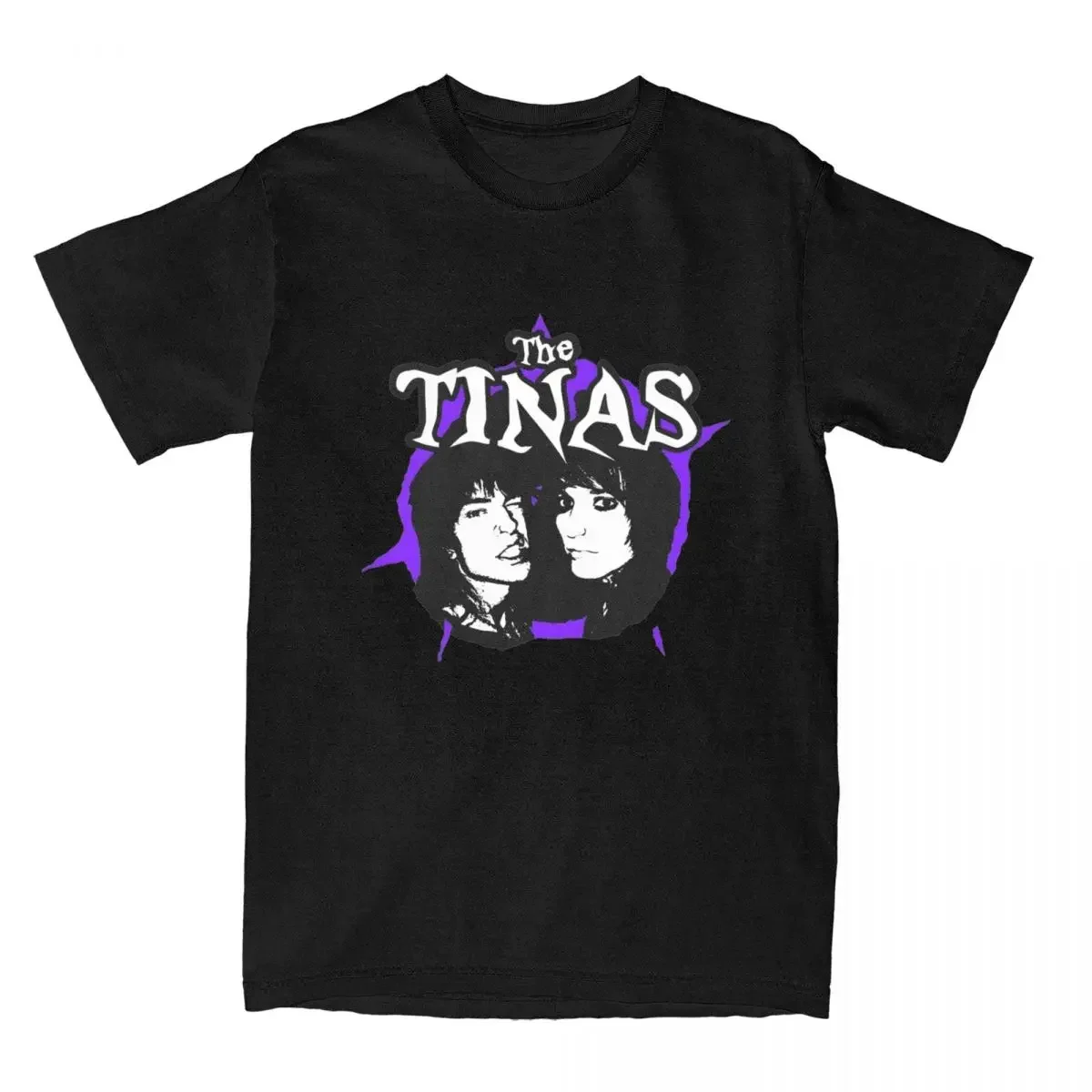 Men Women's The Tinas Band Shirt Merchandise Jake Webber Johnnie Guilbert Cotton T-shirt Clothing Novelty Tee Shirt All Seasons