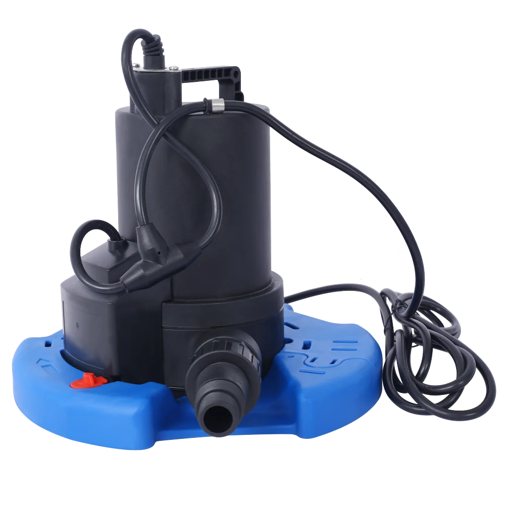 

Автоматический насос для покрытия бассейна превосходного дизайна, эффективное удаление воды для бассейна, гидромассажных ванн, крыльев и водяных кроватей, черный + синий