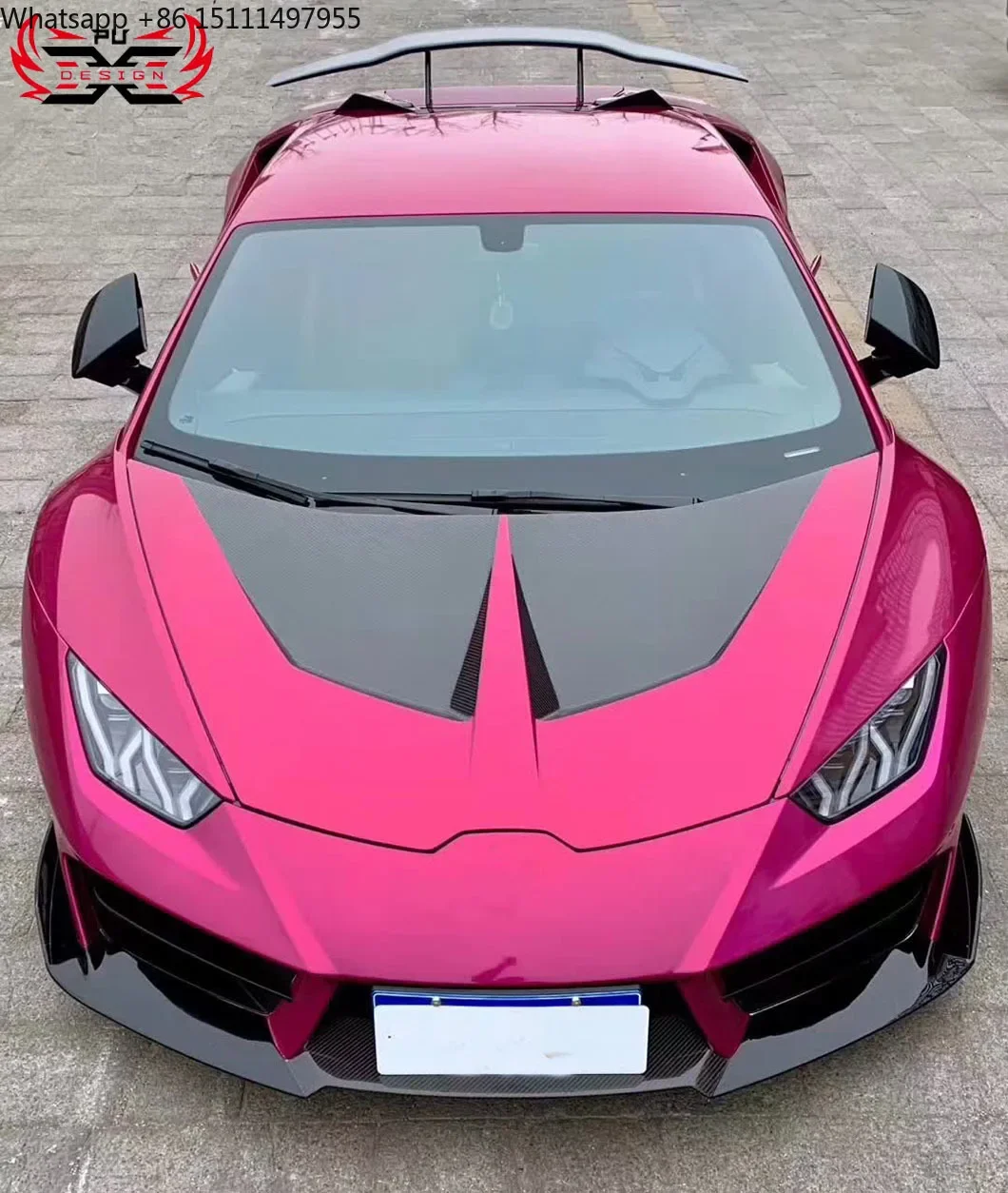 Dry Carbon Fiber Car Hood Bonnet Engine Hood Cover for Lamborghini Huracan Lp580 LP610 14-18 1016 Style Body Kit