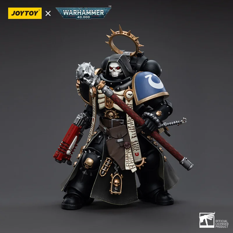 In Stock Original JOYTOY WARHAMMER 40K Ultramarines Primaris Chaplain Brother Varus 1/18 Robot Action Model Art Collection Toy