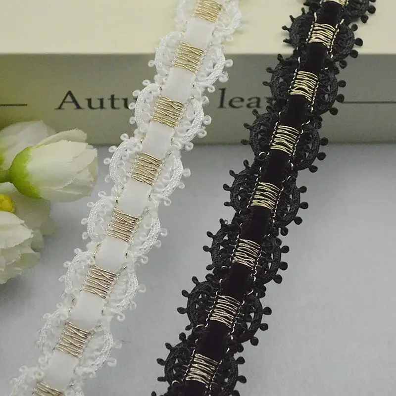 5 Meters/16.4Ft Per Pack of New Lace Trim for Clothing, DIY Curtain Lace, Clothing Accessories, Dragon Bone Figure-Eight Lace