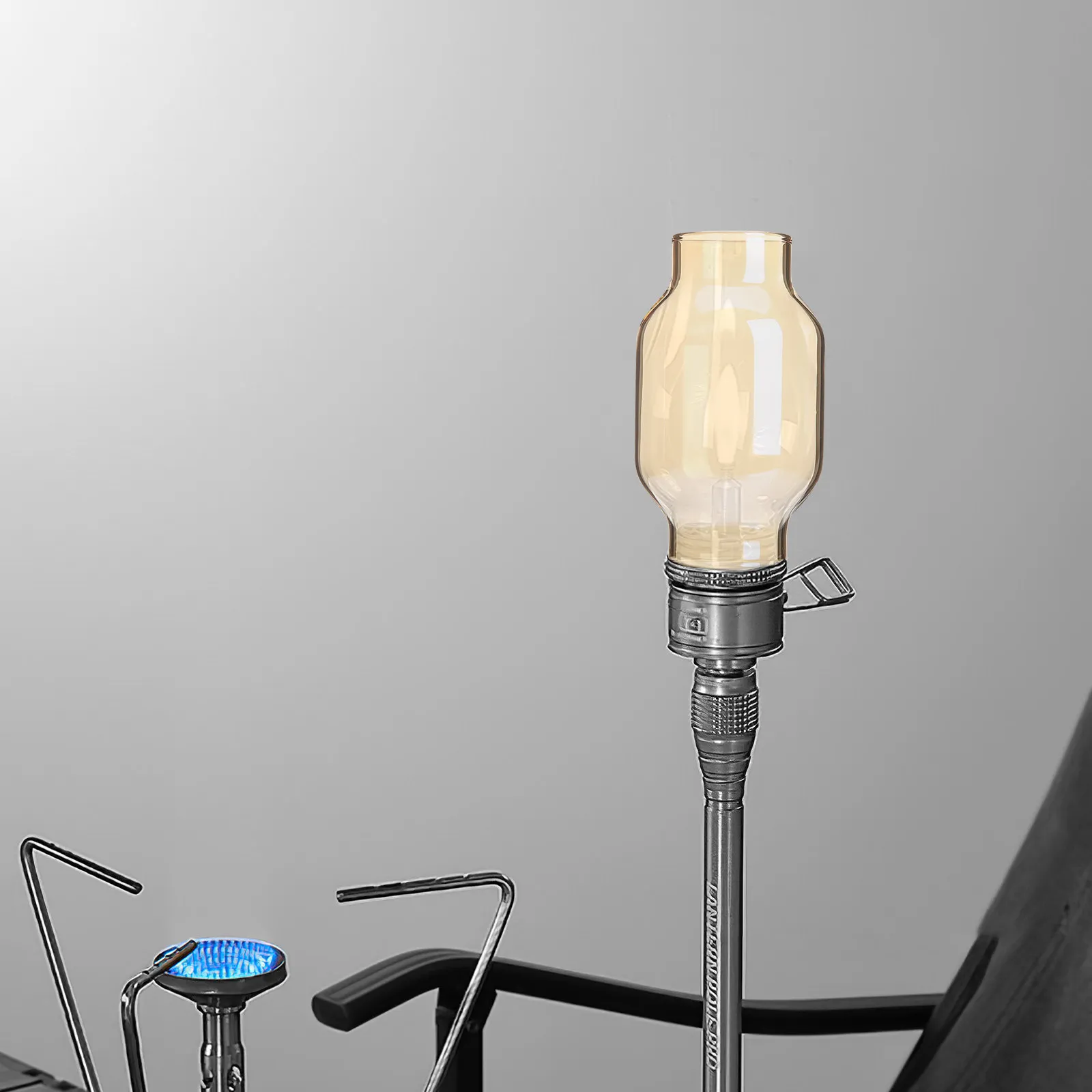 

Glass Lamp Chimney Replacement for Oil Lamp Parts Retro Vintage Shade High Temperature Resistant Bright Smokeless Light Home