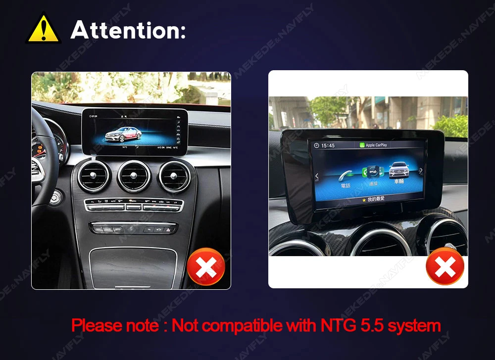 MEKEDE EU Duty Free Qualcomm Snapdragon 680 für Mercedes Benz C W205-GLC 2014 - 2018 NTG5.0 System Autoradio Intelligentes System Multimedia-Player Kabelloses Carplay Android Auto 4G DSP GPS-Navigation WIFI 1920*720 – Detail 6