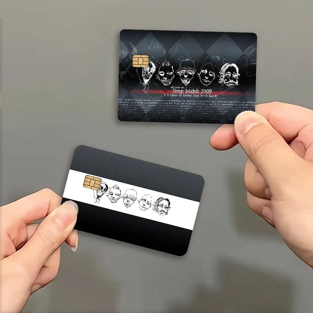 Rock Band Limp Bizkit Anmie Sticker Film Skin Cover for Credit Card Debit Bank Card Front