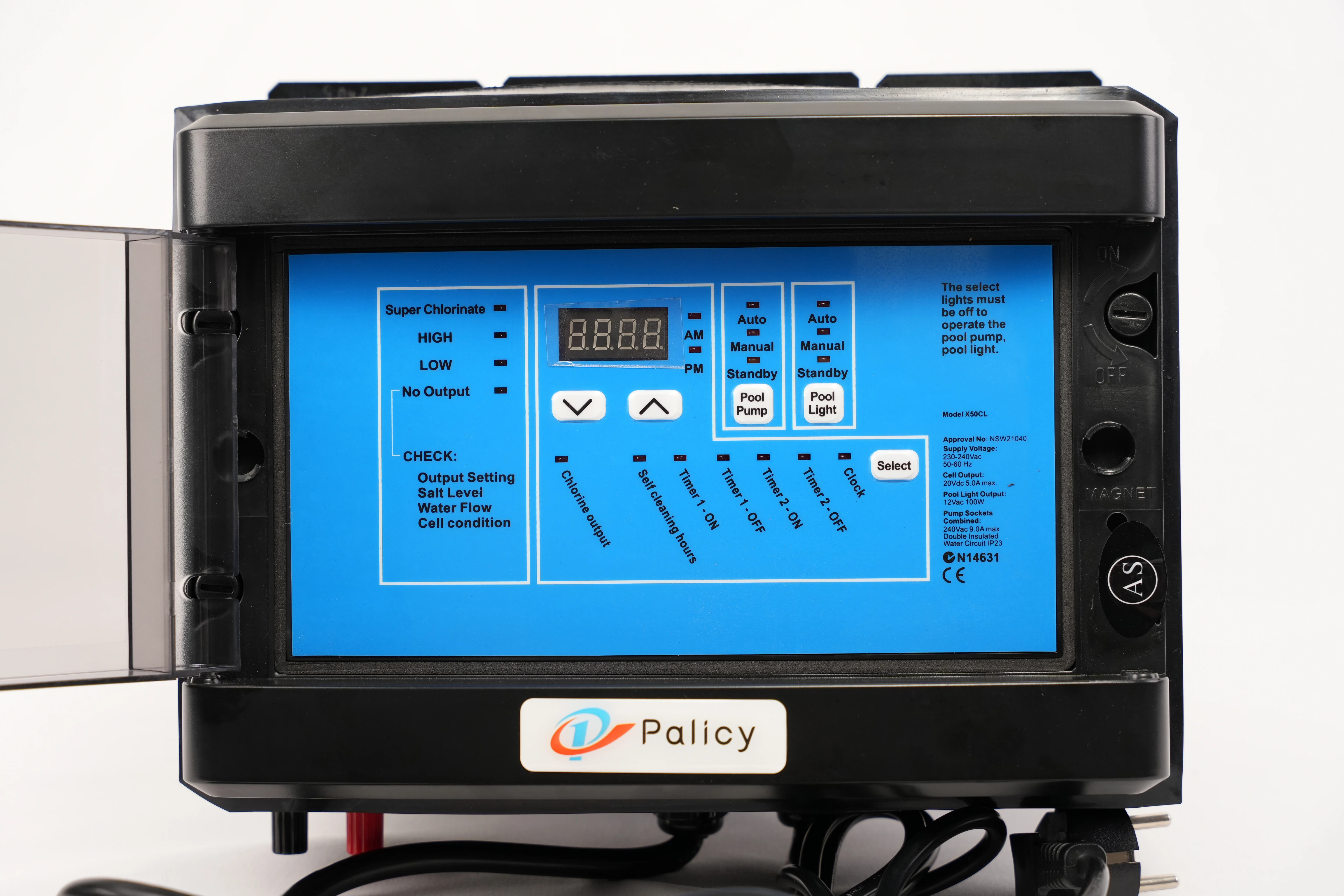

Efficient chloride salt swimming pool disinfection pool tools
