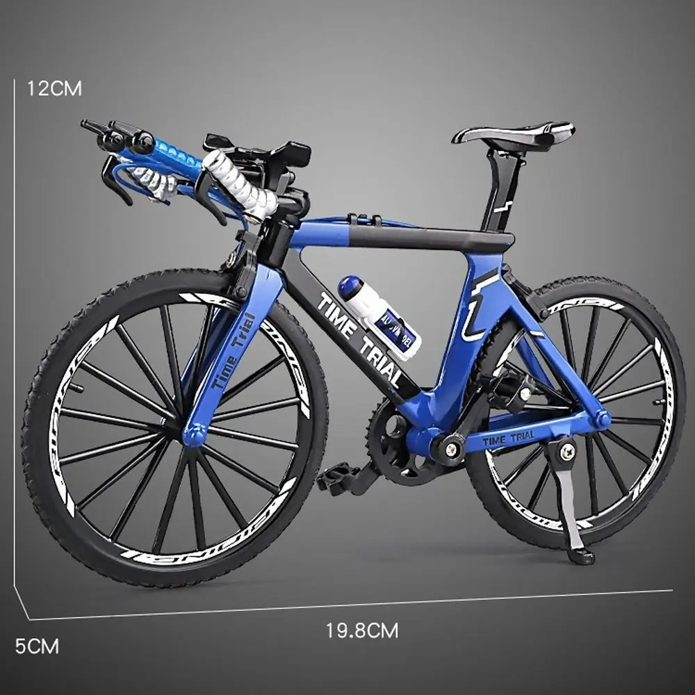 ديكور المنزل دييكاست دراجة هوائية جبلية نموذج سباق الجيب دراجة صغيرة معدنية 1:8 محاكاة دراجة جمع اللعب