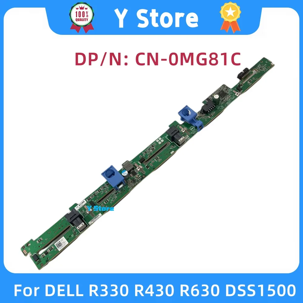 

Y Store Original For DELL R330 R430 R630 DSS1500 Server 2.5 x 8 Disk Backplane 0MG81C MG81C Fast Ship