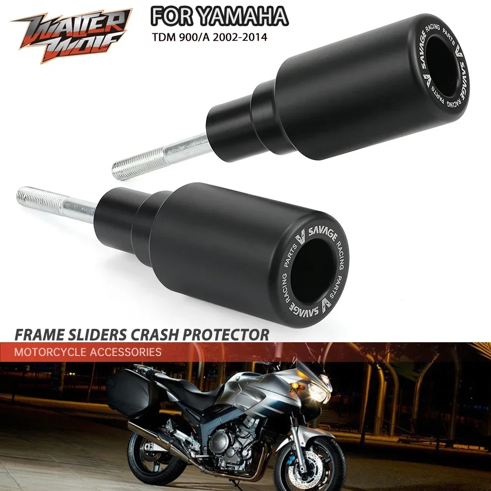 

TDM900 Frame Sliders Crash Protector Pad For YAMAHA TDM900A TDM 900 A 2002-2014 Motorcycle Anti Falling Protection Accessories