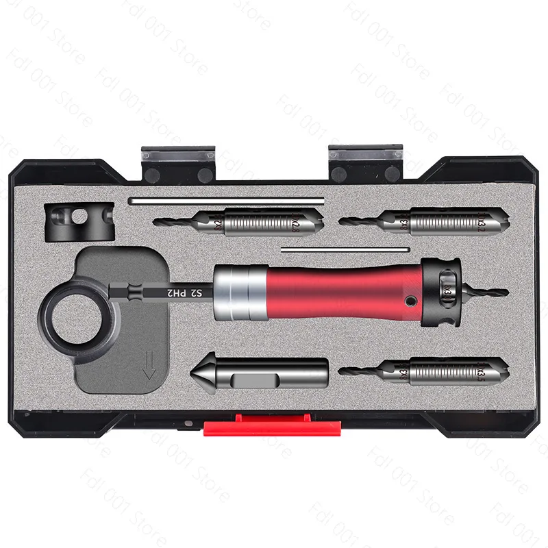 3-in-1 Multifunctional Countersink Drill Bit Set - Step Drill for Woodworking Self-Tapping Screw Counterbore