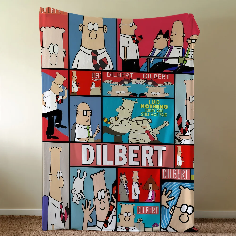 Blanket Throw Super Cosy Plush Living Room Sofa Couch Childish D-DilbertS-ES Birthday Gifts
