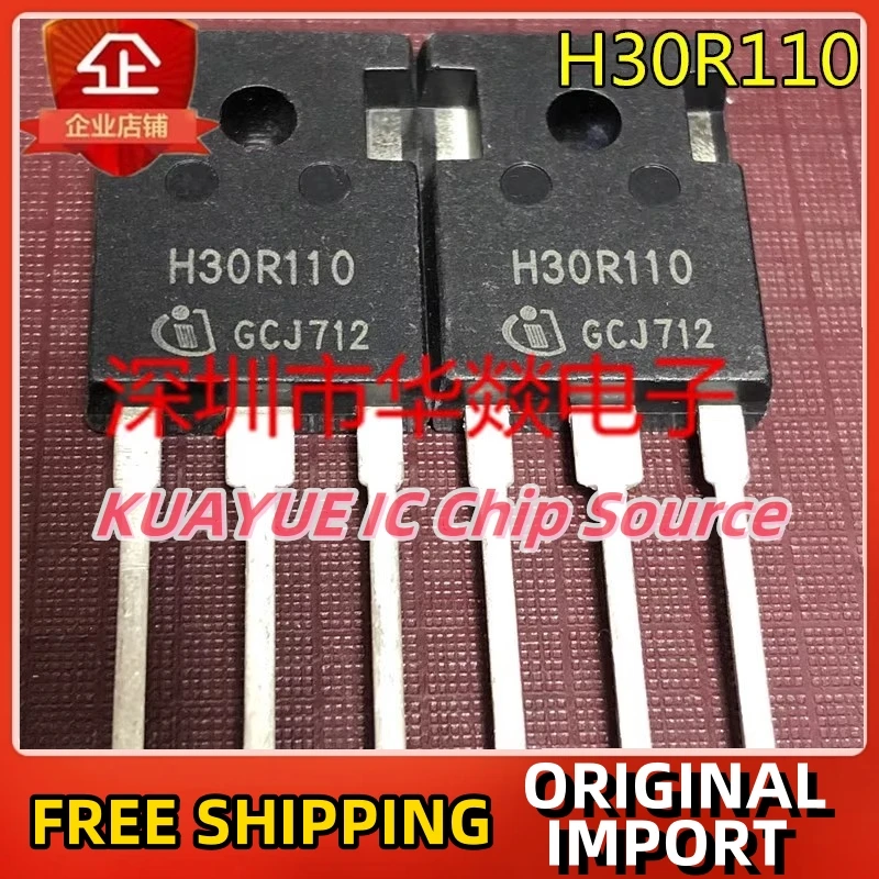 10PCS-30PCS/  H30R110  IHW30N100R  TO-247 1000V  30A   Fast Shipping Quality Guarantee