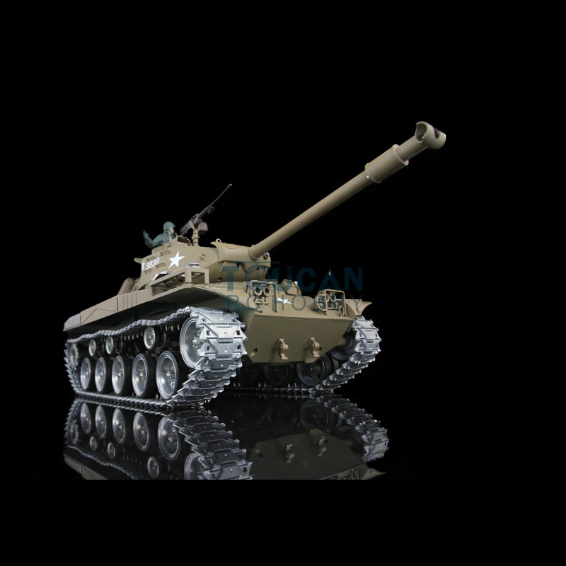 US Stock HENG LONG 1/16 7.0 Customized Walker Bulldog RTR RC Tank 3839 Full Metal Tracks Wheels Smoke Unit BB Shooting Toys Gift