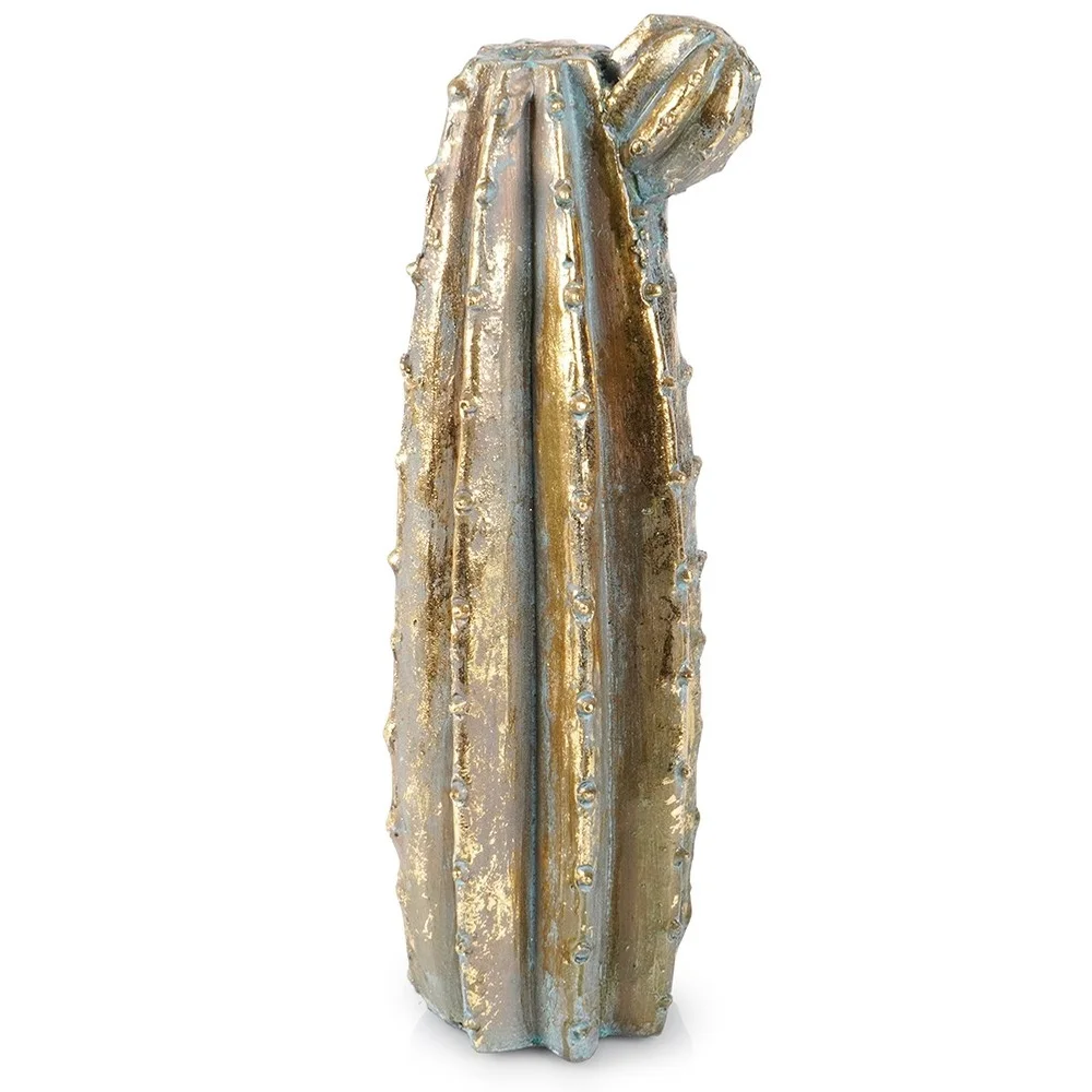 Vaas Voor Bloemen Gouden Cactus 47.5 Cm