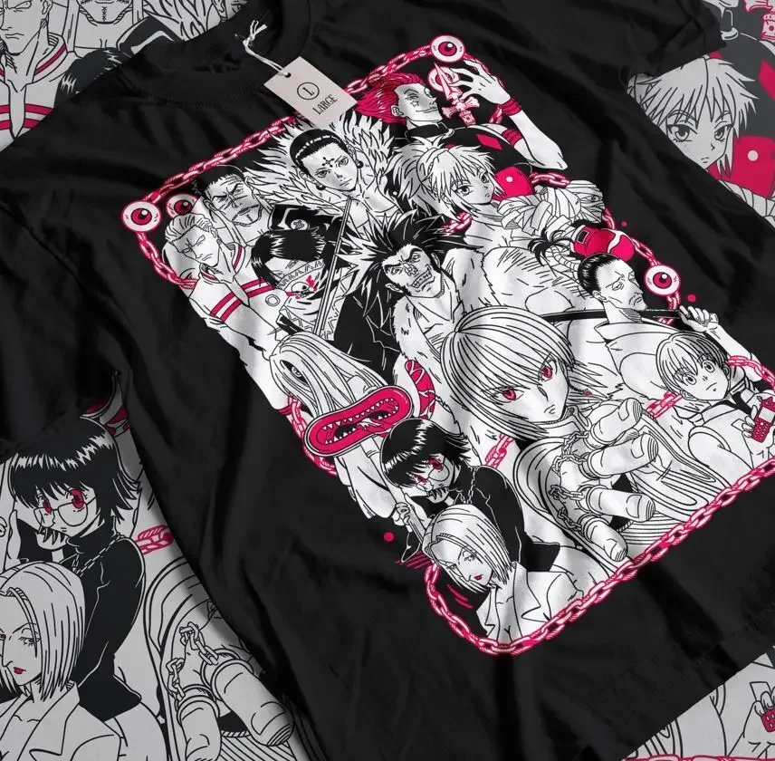 Phantom Troupe T-Shirt Gon Hisoka Hunter Meruem Zoldyck Killua Kawai Anime Shirt